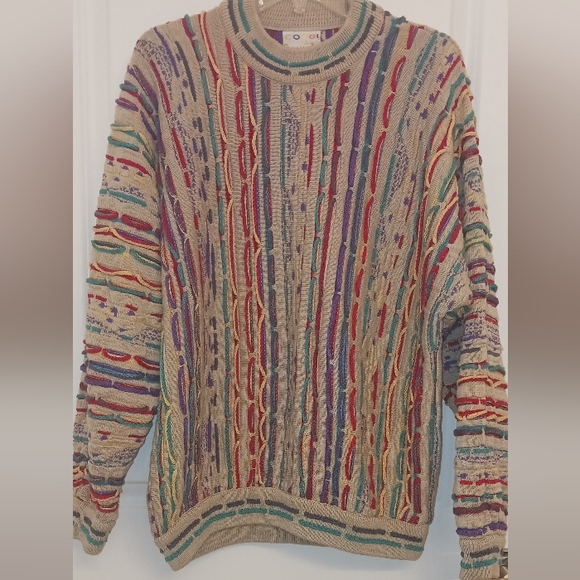 Vintage Coogi men's crewneck knit sweater - Picture 9 of 17